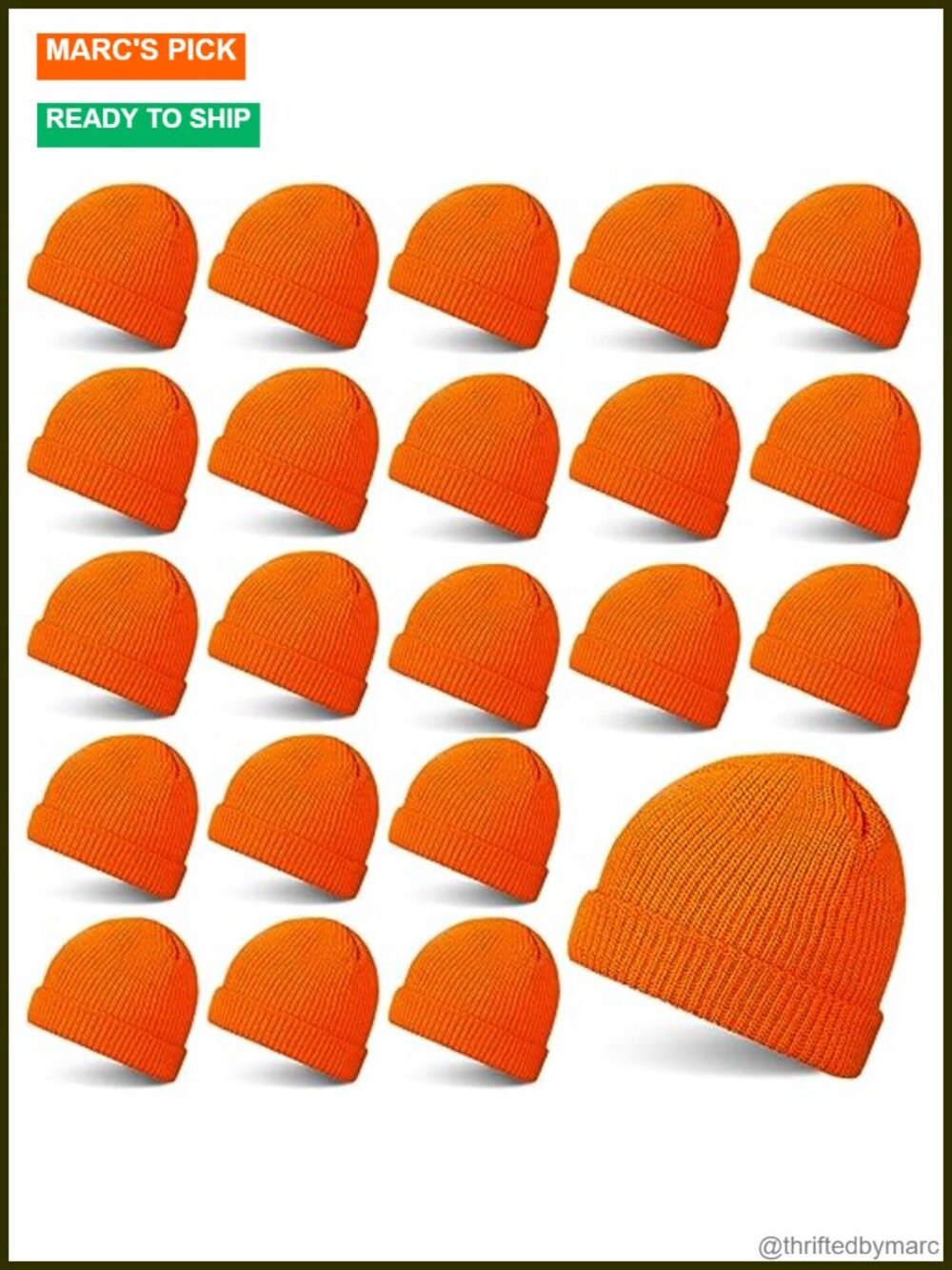 24 Pack Unisex Knitted Beanie Caps Warm Winter Skull Hats Hunting Outdoor